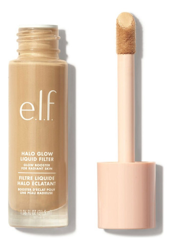 Base de maquillaje líquida E.L.F. Cosmetics Halo Glow Liquid Filter tono 5-medium - 31.5mL 31.5g