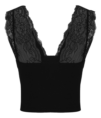 Camiseta Cómoda Sin Mangas Con Cuello En V Y Sin Espalda De