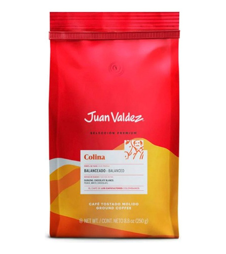 Café Juan Valdez Colina - Grano Molido 250 Gr