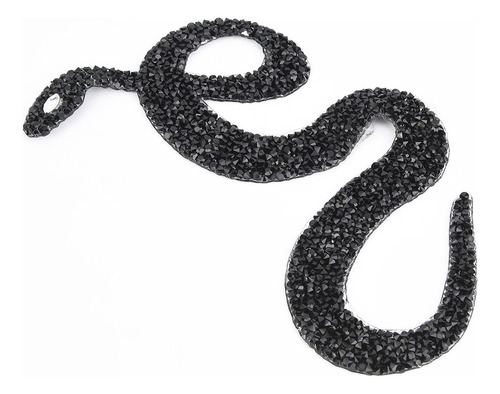 Rollo De Malla Con Apliques De Strass Con Ribete De Serpient