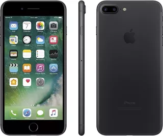 Apple iPhone 7 Plus 128gb Negro Cargador Cable Glass Funda