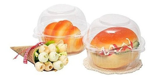 Cajas Individuales Transparentes Para Cupcakes (hewnda, 50