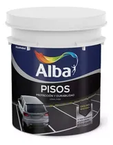 Comprar Alba Pintura Pisos Antideslizante  20 Lt Colores - Acabado Mate Color Gris Ceniza