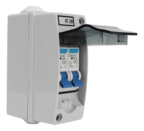 Disyuntor De 2 Vías Con Protección Mcb Y Distribución A Prue