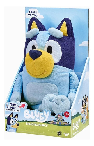 Peluche Animado Interactivo Bluey Dance And Play De 30 Cm