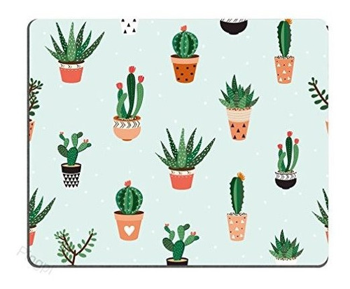 Tapete Para Mouse, Pad Mouse - Suculentas Cactus Alfombrilla