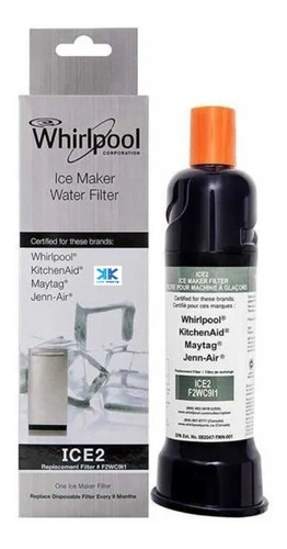 Filtro De Agua Fabricador Hielo Kitchenaid Whirpool F2wc9i1