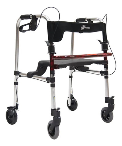 Andadera De Aluminio Con Asiento Y Frenos 125kg Reactiv