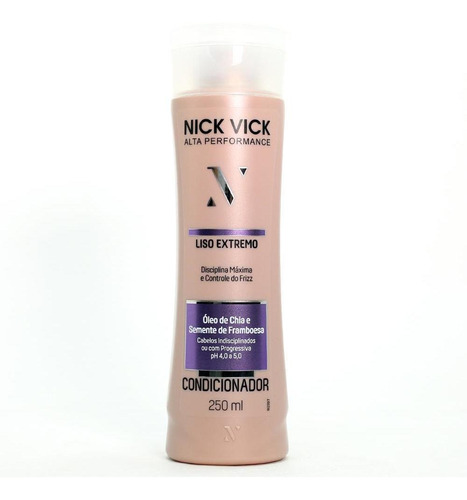 Condicionador Nick Vick Alta Performance Liso Extremo 250ml