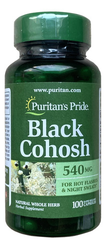 Black Cohosh Negro 540mg - Unidad a $595