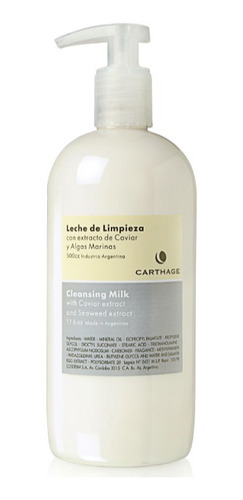 Carthage Leche De Limpieza X500g. C/ Caviar Y Algas Marinas 