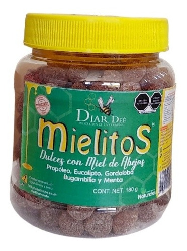  Dulces Con  Miel, Propóleo, Eucalipto,  Mielitos Diar Dee