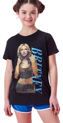 Remera Britney Nena Gimos Kids Girl Manga Corta