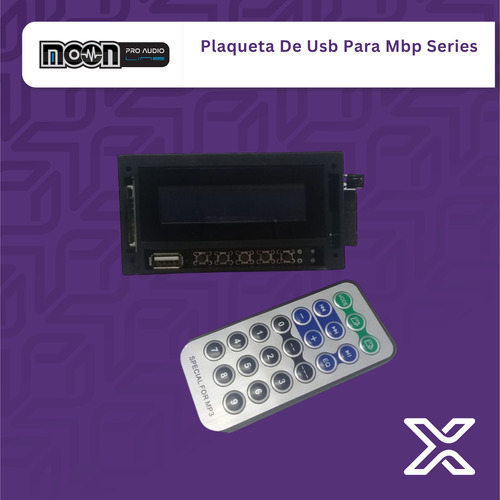 Plaqueta De Usb Bt Sd Y Control Para Mbp Series Moon Usbbe