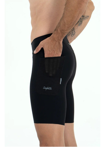 Pantaloneta Ciclismo S/c Safetti Titán 2.0 Hombre Nero