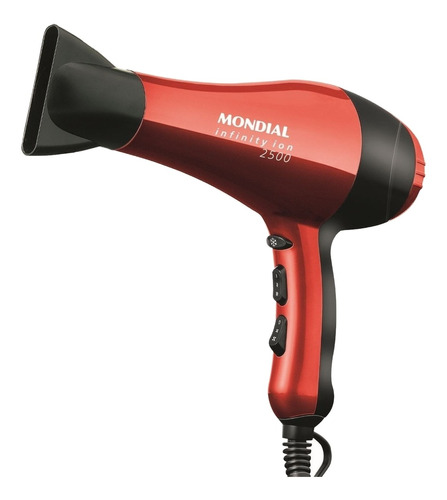 Secador de cabelo Mondial Infinity Ion 2500 SC-12 vermelho e preto 220V