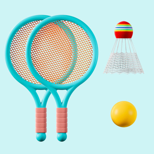 Kit De Tenis Infantil Para Jugar Al Aire Libre, Azul