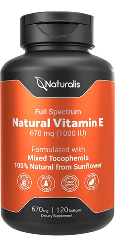 Vitamina E 670 Mg Naturalis - Unid - Unidad a $2582