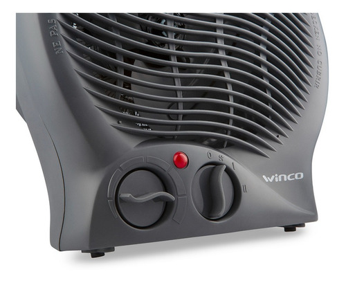 Imagen 5 de 10 de Caloventor Electrico Termostato Apto Baño Portatil Winco 114