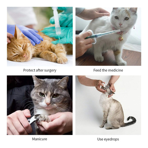Wz Pet Cono Ajustable Para Perros Y Gatos, Collar De Cono Pa