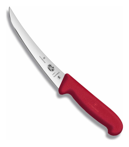 Cuchillo Deshuesador Victorinox® Curvo Flexible, 12cm Color Rojo 12cm 5.6611.12