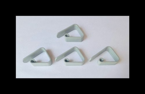 Sujeta Mantel X 4 Unid Color Gris Gris Sujeta Manteles