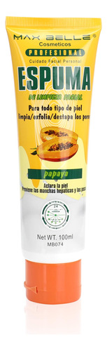 Espuma De Limpieza Facial De Papaya  Global