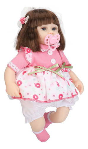 42cm Muñeca Baby Doll Cuerpo De Silicona Y Algodón Muñeca