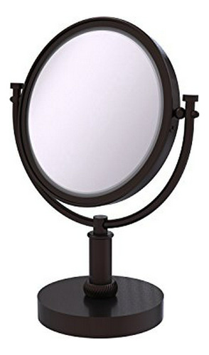 Espejo De Maquillaje Con Aumento 2x - Bronce Antiguo