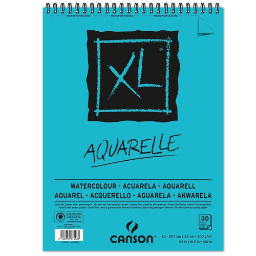 Canson Xl Croquera Aquarelle A3 29 X 42 Cm 300 G/m2