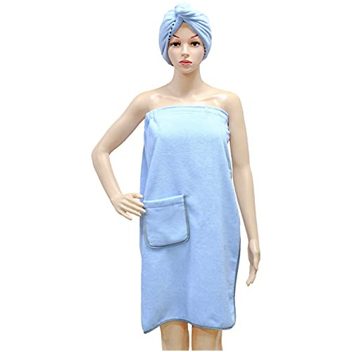 Quick Dry Microfiber Towel Wrap For Women With Towel Wr...