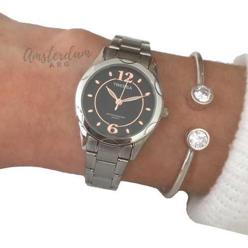 Reloj Tressa Dama Modelo Morel Metal  ...amsterdamarg...