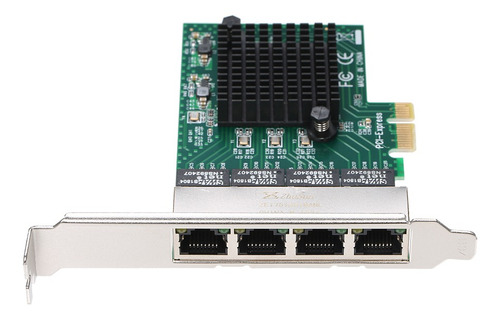 Placa De Servidor De Rede 4 Portas Gigabit 1000m Pci-e