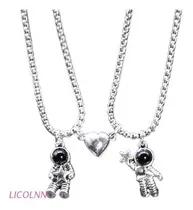Comprar Collares De Pareja De Astronauta Imantado
