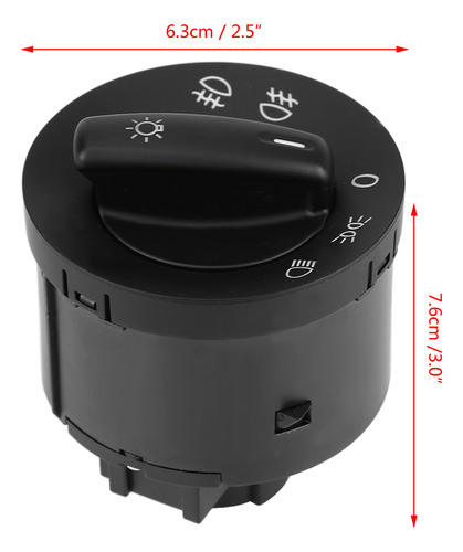 Botón De Control De Niebla Para Faros Delanteros Mk5 6 Mk3 1