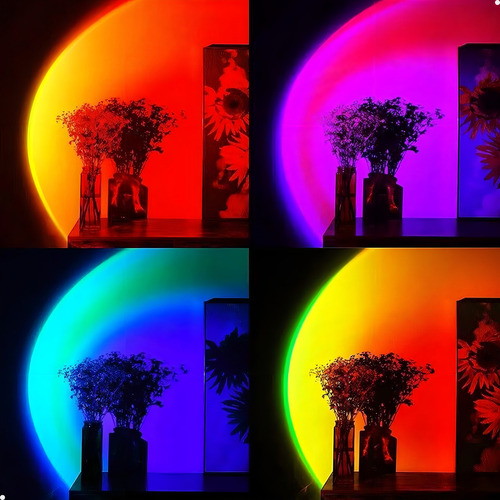 Sunset Lamp Control, 16 colores, foto, vídeo, decoración