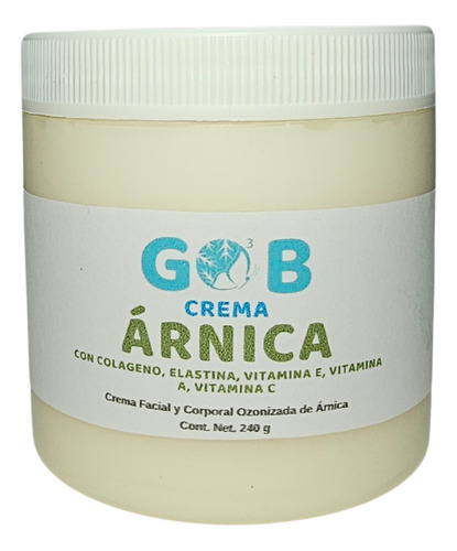 Crema De Árnica Ozonizada - Gob - 240 G