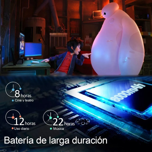 10" Tablet Para Niños Control Parental Wifi 2GB+64GB de con funda Azul
