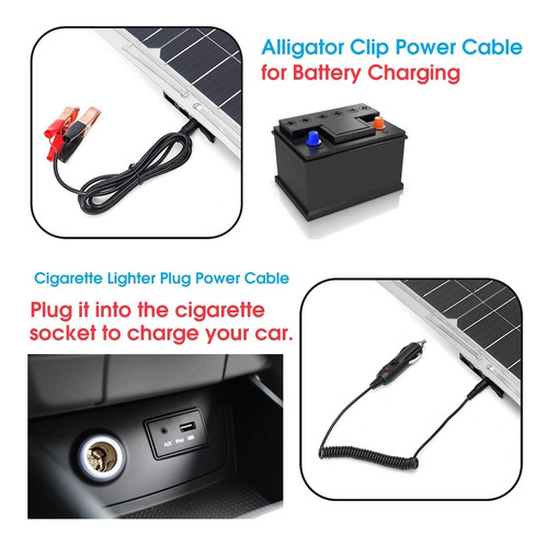 Imagen 5 de 8 de 150w 18v Flexible Eva + Mascota Monocristalino Panel Solar C