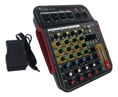 Mezcladora Pasiva Soundtrack De 6 Canales Mx-606dsp, Bluetoo