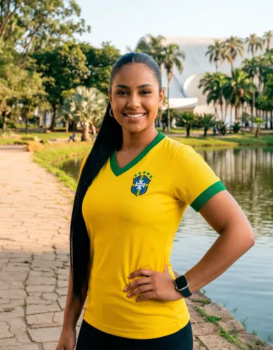 Camiseta Baby Look Blusa Feminina Manga Curta Brasil Seleção