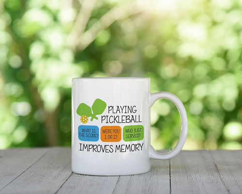Taza Que Mejora Memoria De Pickleball | Accesorios De P...