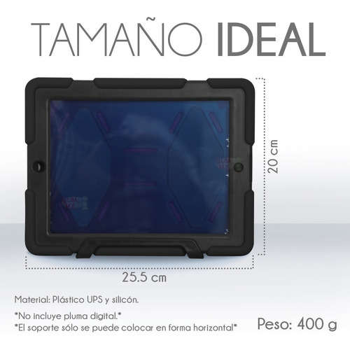 Funda Survivor Para iPad 2/3/4 Uso Rudo Resistente A Golpes Color Negro