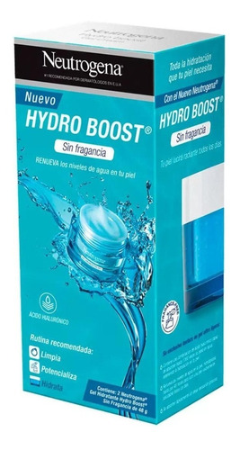 Crema Hidratante Facial Hidro Boost Neutrógena 2 De 50 Ml
