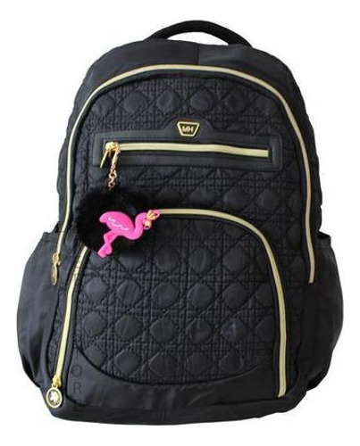 Mochila Chaveiro Pompom Flamingo M3968