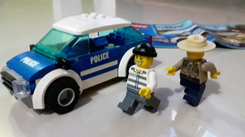 Lego City 4436 Policia Police Patrol,impecable; Con Manual