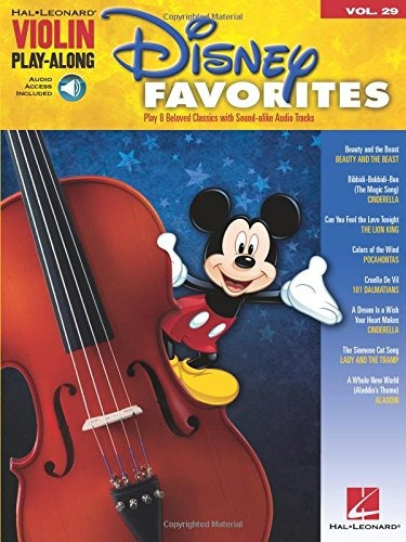 Disney Favorites Violin Playalong Volume 29 (hal Leonard Vio