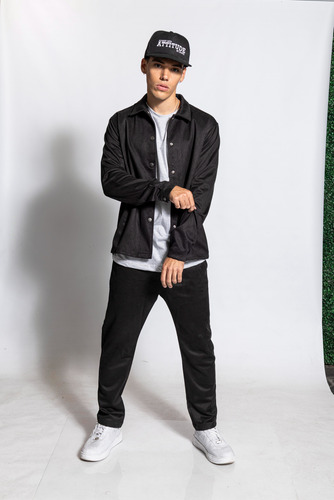 Pantalón Hombre Gabardina Con Bolsillos Liso Clásico Shaffe