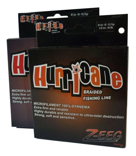 Multifilamento Z-eeg Verde 0,18mm 30 Lbs (13.6 Kg) 100 Mts