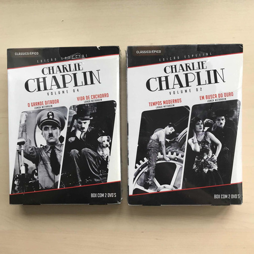 Box Dvds Charlie Chaplin Volumes 2 E 4